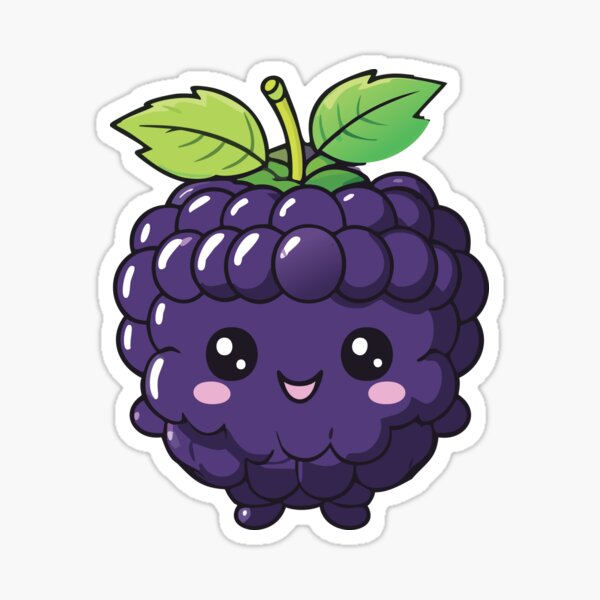 Item preview, Blackberry Kawaii  designed and sold by Piwakawaka-CA.