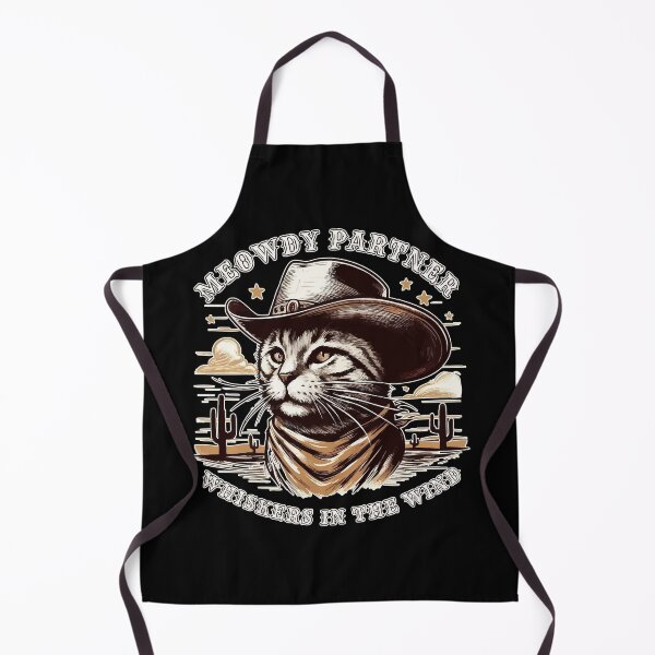 Item preview, Meowdy Partner Whiskers in the Wind Vintage designed and sold by TomFrontierArt.