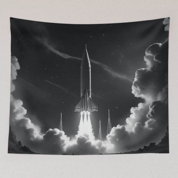 Item preview, The Shadowed Launch of a Space Age Dream designed and sold by eXtraHumans.