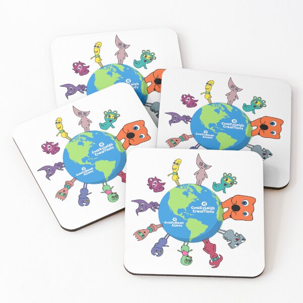 Item preview, CwaZyBean Aliens - Here on Earth designed and sold by cwazyleigh.