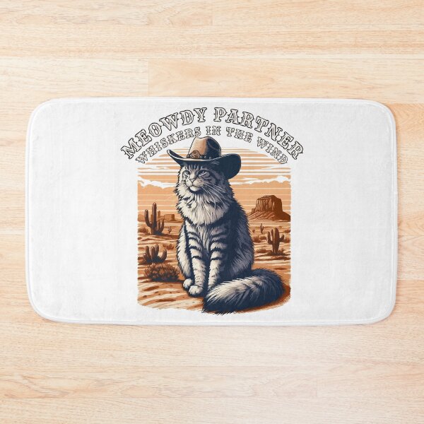 Item preview, Meowdy Partner Whiskers in the Wind designed and sold by TomFrontierArt.