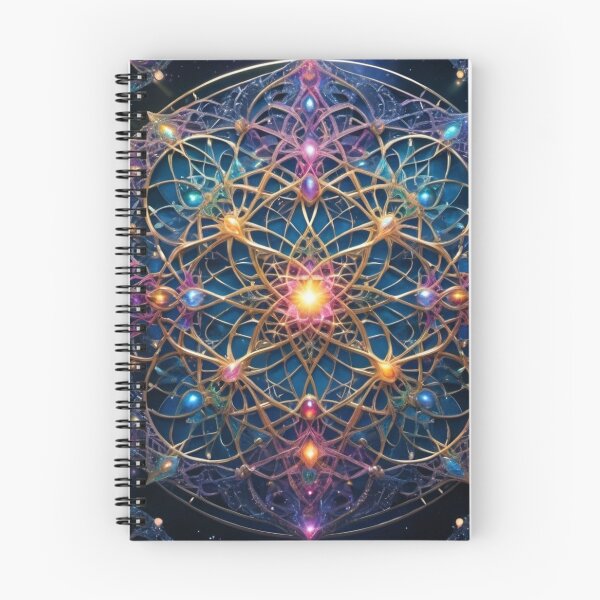 Aperçu de l'œuvre Harmonie du Mandala Céleste - Géométrie Sacrée créée et vendue par eXtraHumans.
