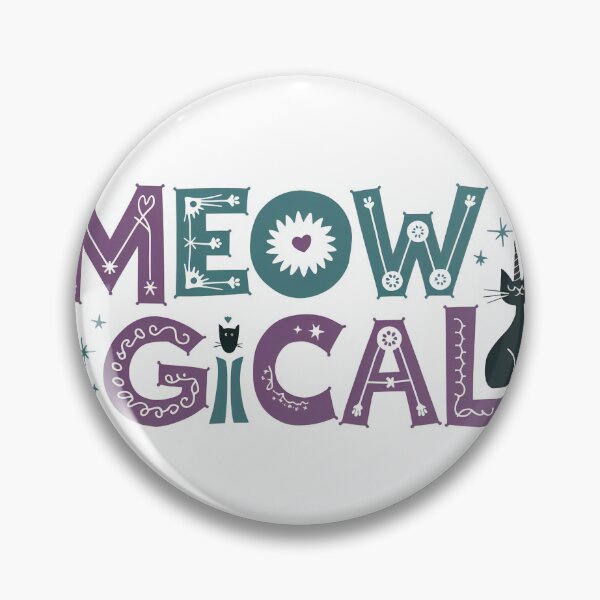 Item preview, Meowgical Cat Pun designed and sold by NikoVerse Studio.
