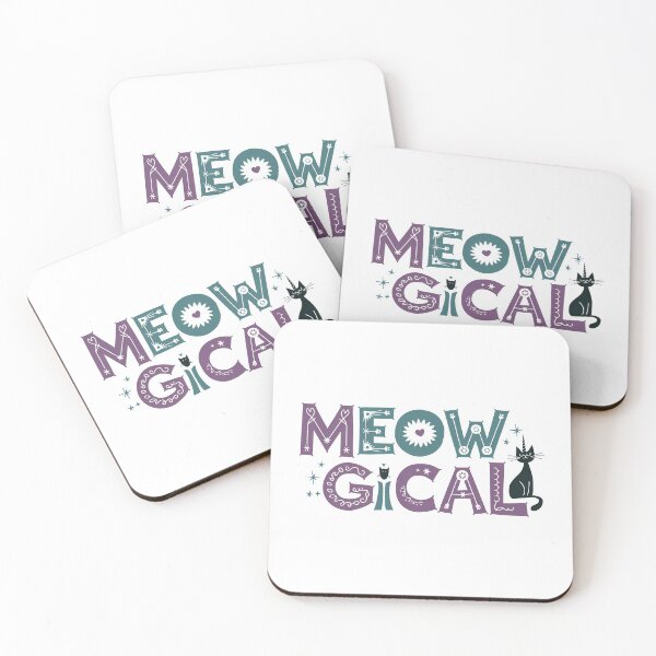 Item preview, Meowgical Cat Pun designed and sold by My Artprintz.
