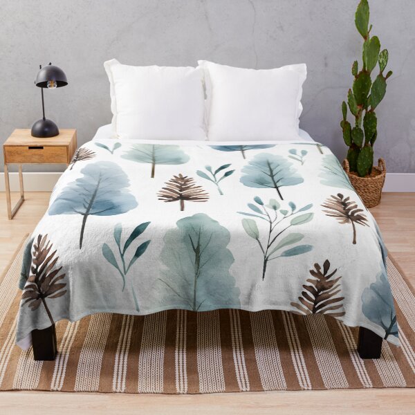 Item preview, Winter Watercolor Forest designed and sold by MaximFuss.