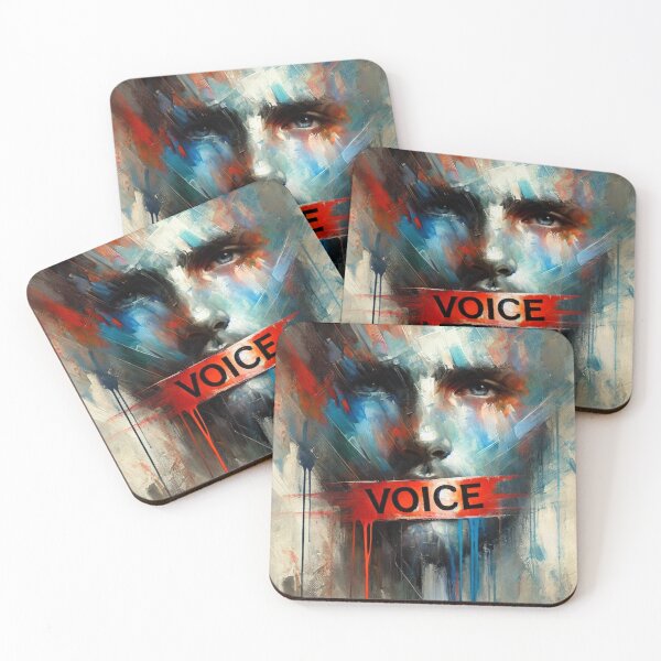 Item preview, Expressive Abstract Portrait – A Glimpse of Inner Strength designed and sold by Aredbox.