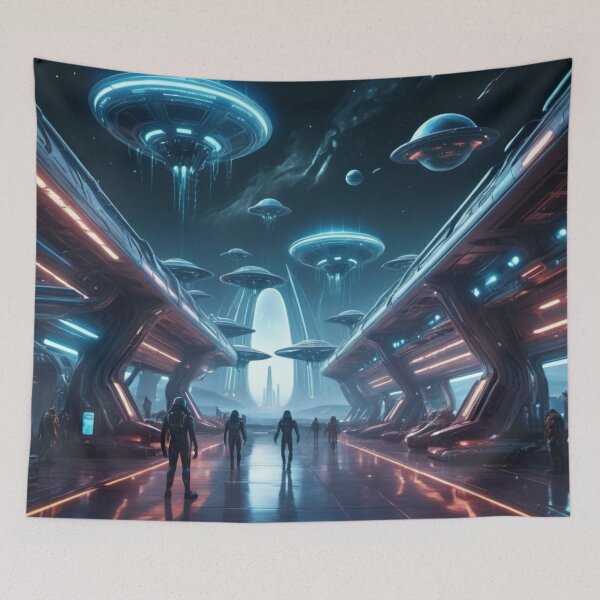 Item preview, Spaceships: The Arrival of the Starfleet designed and sold by eXtraHumans.