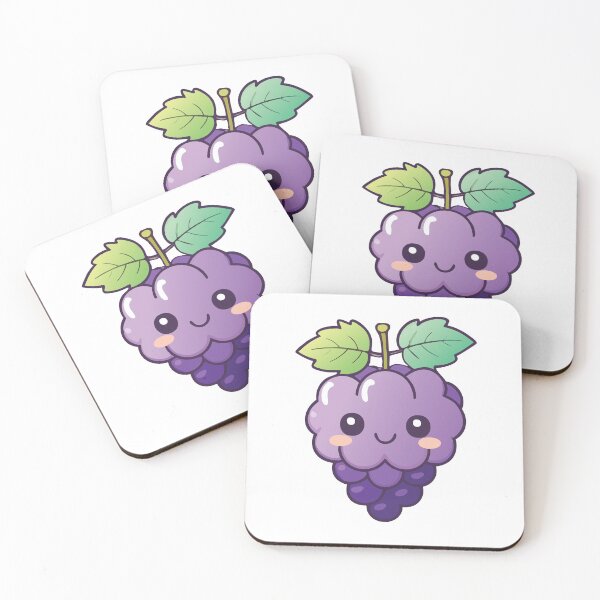 Item preview, Grapes Kawaii  designed and sold by Piwakawaka-CA.