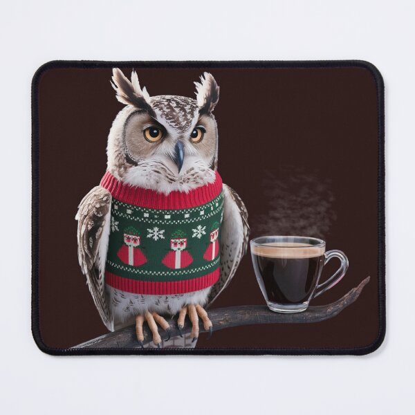 Item preview, Christmas owl designed and sold by notevidia.