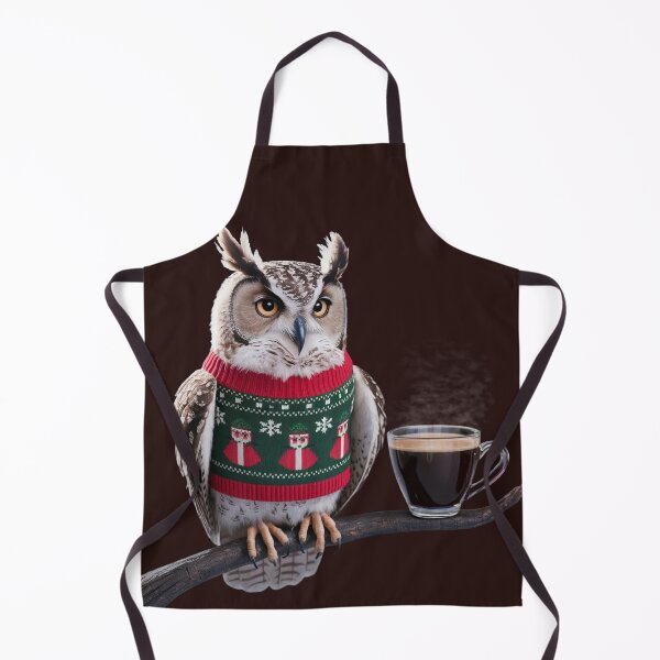 Item preview, Christmas owl designed and sold by notevidia.