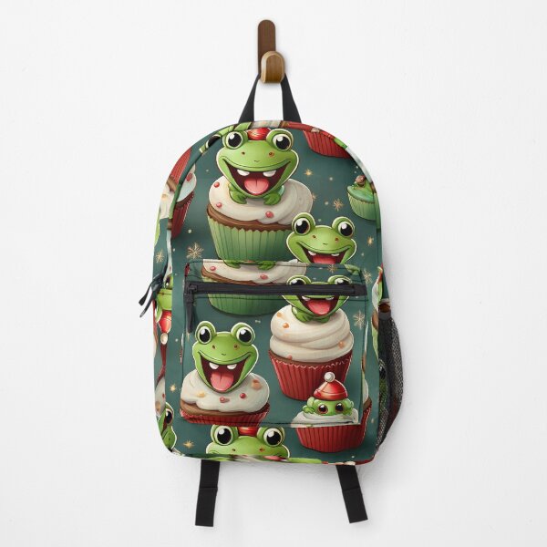 Item preview, Cupcake Fun: A fun and energetic pattern featuring cupcakes topped with happy frogs designed and sold by Grang Art Artistic Designs.