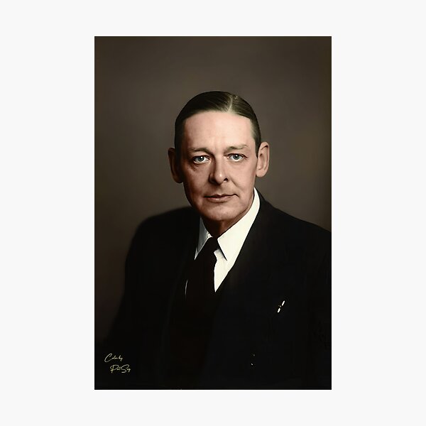 Item preview, T.S. Eliot 1948 designed and sold by PatSeg Photos.