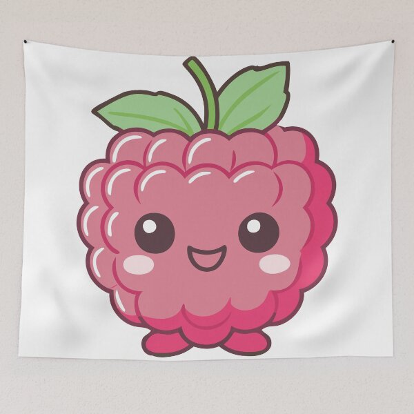 Item preview, Raspberry Kawaii  designed and sold by Piwakawaka-CA.