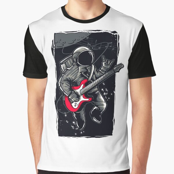 Item preview, Cosmonaut with guitar Modern fresh art designed and sold by MaggiLars.