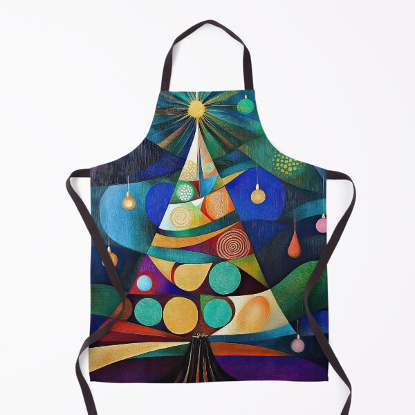 Item preview, Abstract Christmas Tree - Modern Geometric Holiday Art designed and sold by BeautyPulse.