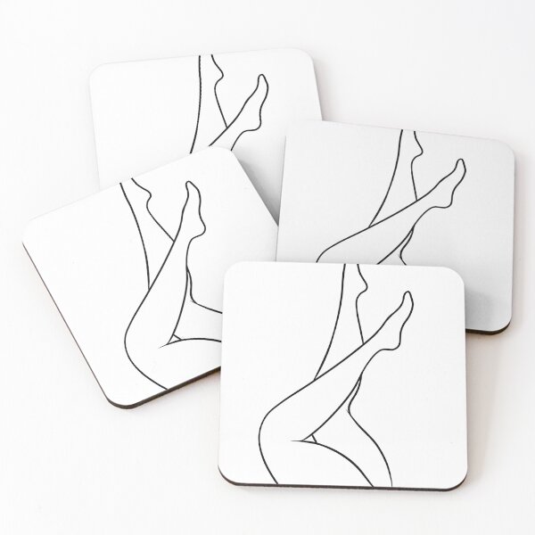 Item preview, Female Legs Line Drawing of Print designed and sold by Asiyat.