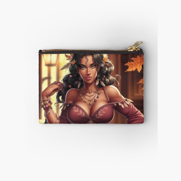 Item preview, Copy of Boho Femme Fatale Thanksgiving - Anime-Style Rustic Charm designed and sold by DEEPDesignsART.
