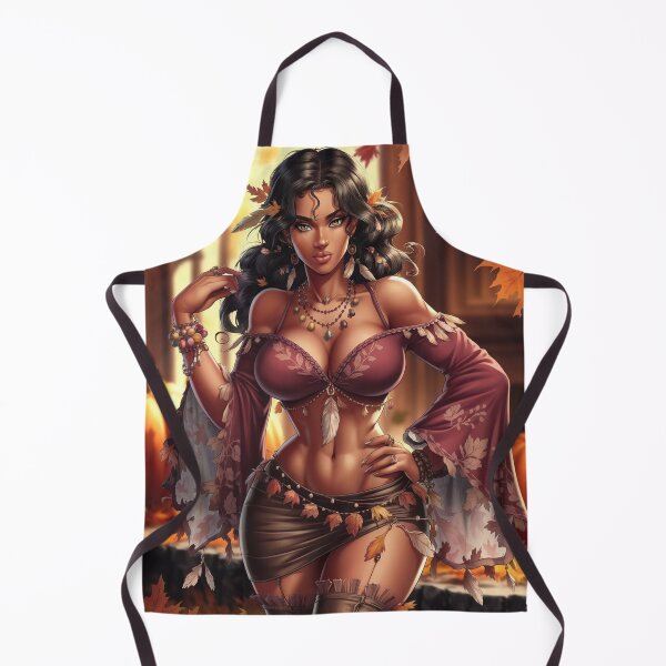 Item preview, Copy of Boho Femme Fatale Thanksgiving - Anime-Style Rustic Charm designed and sold by DEEPDesignsART.