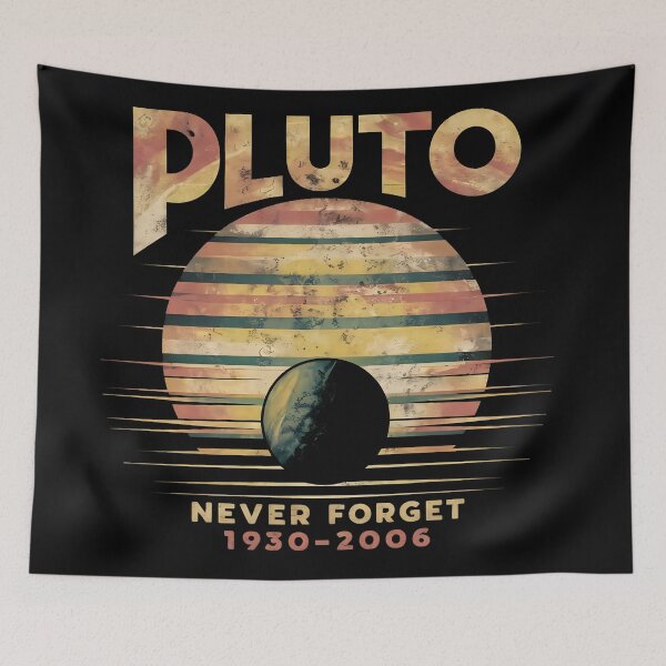 Item preview, Never Forget Pluto designed and sold by PlanetMarker.