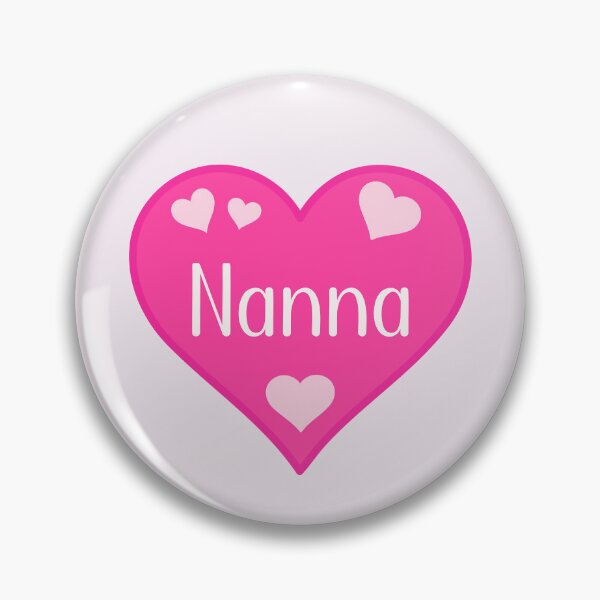 Item preview, Nanna Name Pink Heart  designed and sold by Jeallan Designs.