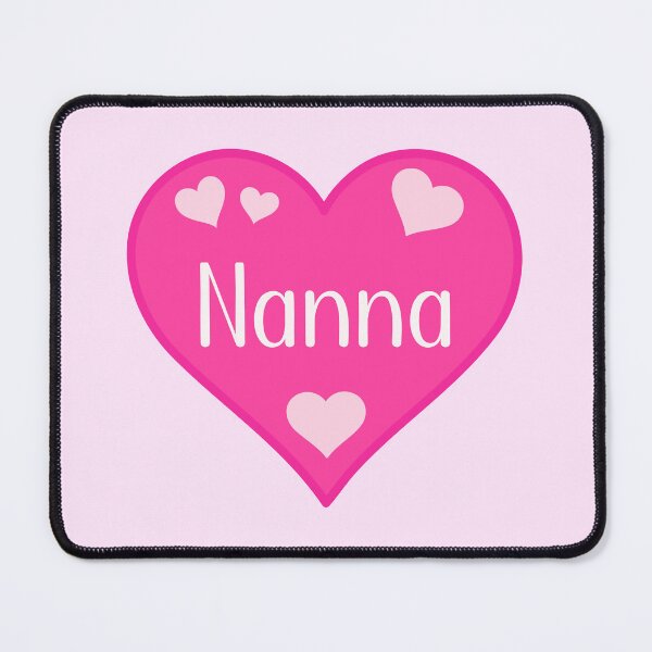 Item preview, Nanna Name Pink Heart designed and sold by Jeallan Designs.