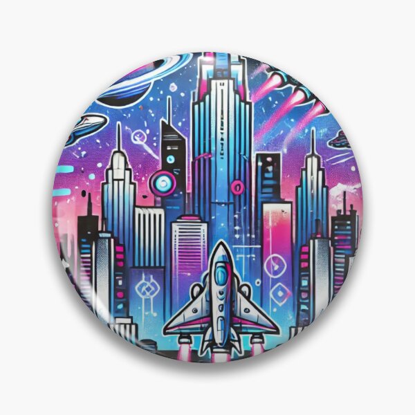 Item preview, Futuristic metropolis  designed and sold by gatohi.