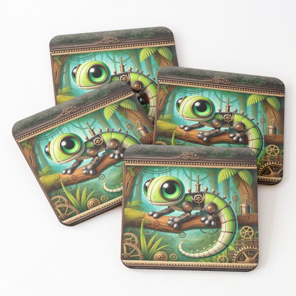 Item preview, Steampunk Glass Lizard designed and sold by Sillytoe.