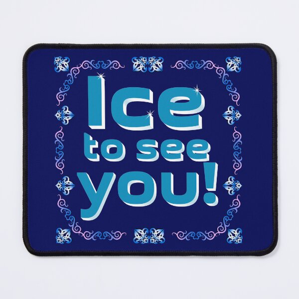 Item preview, Ice to See You! Winter Greetings with Frosted Typography designed and sold by Ihor Ivanov.
