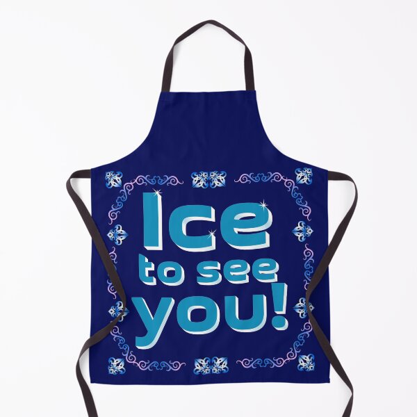 Item preview, Ice to See You! Winter Greetings with Frosted Typography designed and sold by Ihor Ivanov.