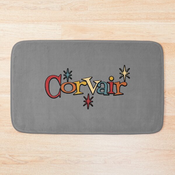 Item preview, Corvair mid century modern logo red teal beige maroon orange yellow gold designed and sold by FlatSixGraphics.