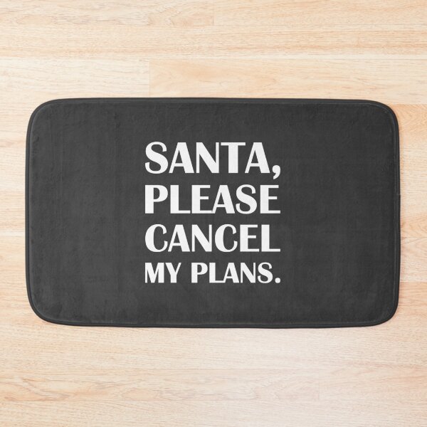 Item preview, Santa, Please Cancel My Plans. / Introvert Joke Funny T-Shirt Label designed and sold by introvertvibes.