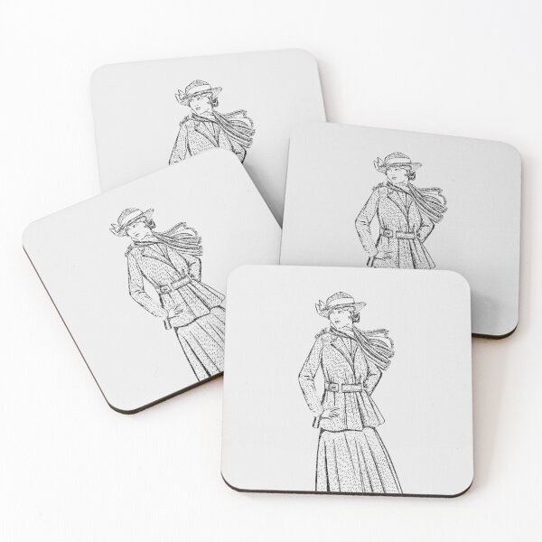 Item preview, Edwardian Fashionable Woman Vintage 1916 Illustration designed and sold by violet-hope.