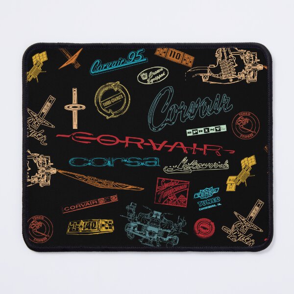 Item preview, Corvair emblem logo script ilustrations designed and sold by FlatSixGraphics.