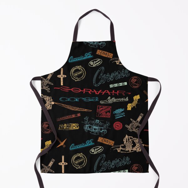 Item preview, Corvair emblem logo script ilustrations designed and sold by FlatSixGraphics.