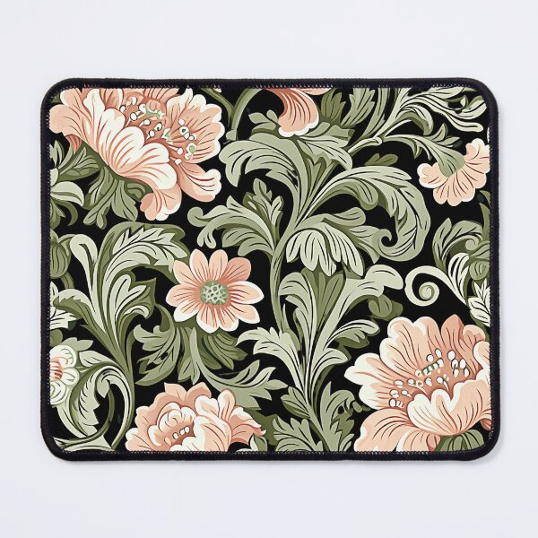 Item preview, Peach Blossom - Vintage Floral Damask Pattern designed and sold by HausKatz.
