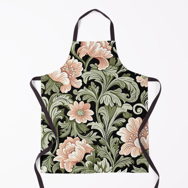 Item preview, Peach Blossom - Vintage Floral Damask Pattern designed and sold by HausKatz.