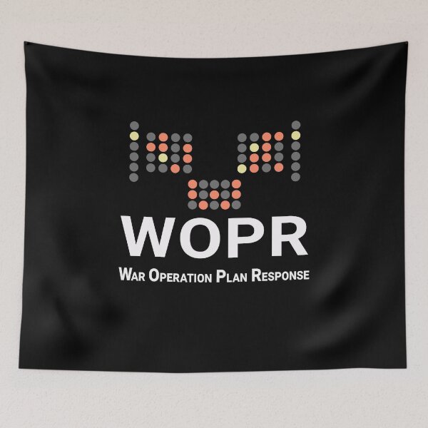 Item preview, War Games | WOPR Fun Retro 80s Gamer, Sci-Fi Thriller designed and sold by dwinburn.