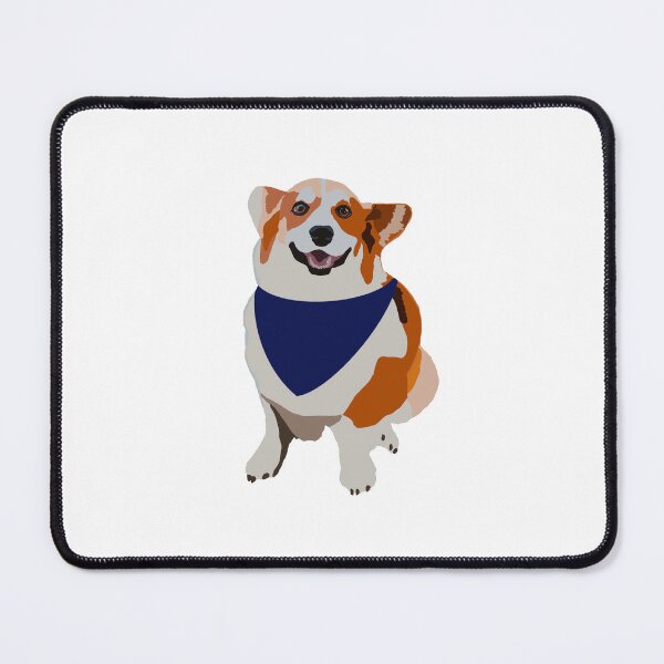 Artikelvorschau, Corgi-Welpe mit blauem Halstuch entworfen und verkauft von CATC0MMANDER.