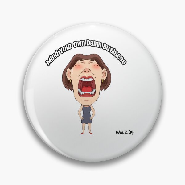 Item preview, Mind Your Own Damn Business Cartoon T Shirt designed and sold by Millie8282.