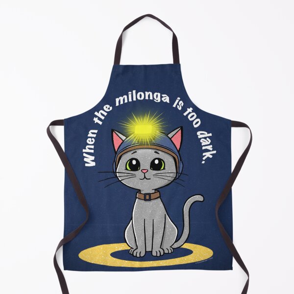 Item preview, When The Milonga Is Too Dark II Tango Cat designed and sold by infinitetango.