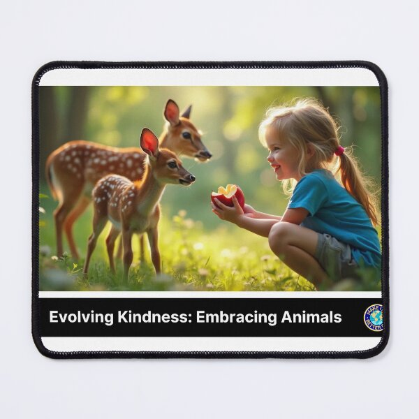Item preview, Evolving Kindness: Embracing Animals designed and sold by Make It A Better Day.