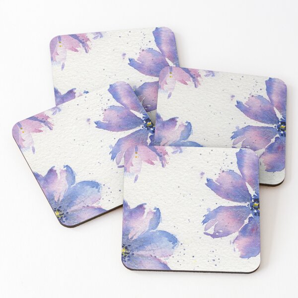 Item preview, Purple simple half-flowers designed and sold by MihariBloom.