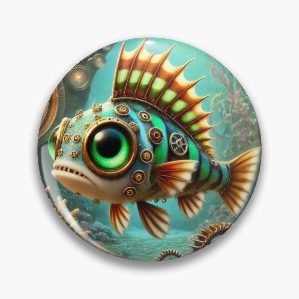 Item preview, Steampunk Goby Fish designed and sold by Sillytoe.