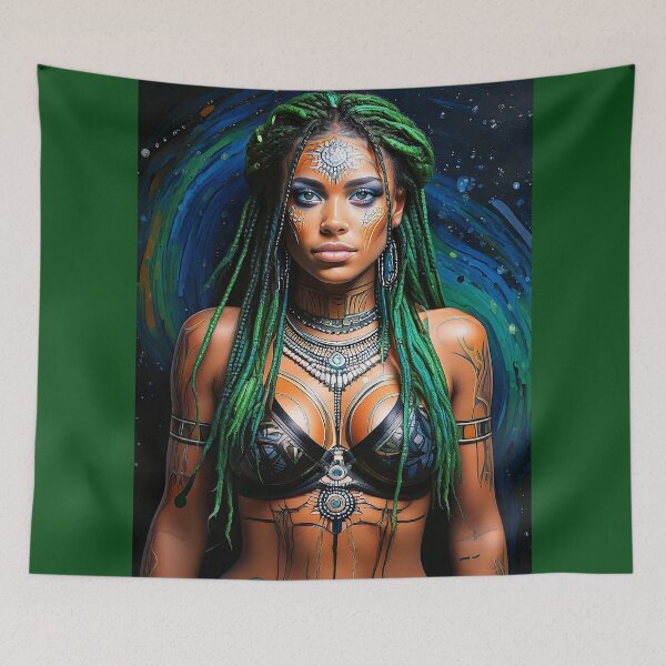 Item preview, Fantasy Woman Frau designed and sold by tribal-fiction.