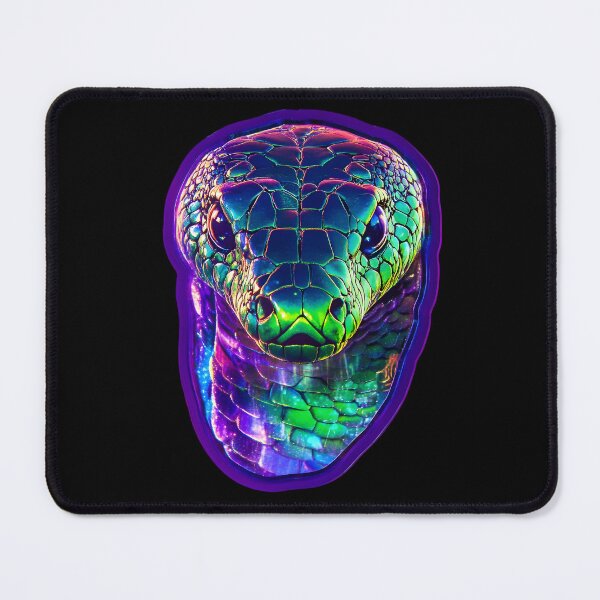 Item preview, Quantum Serpent: Neon Cobra Realm designed and sold by AI-Only Creations.