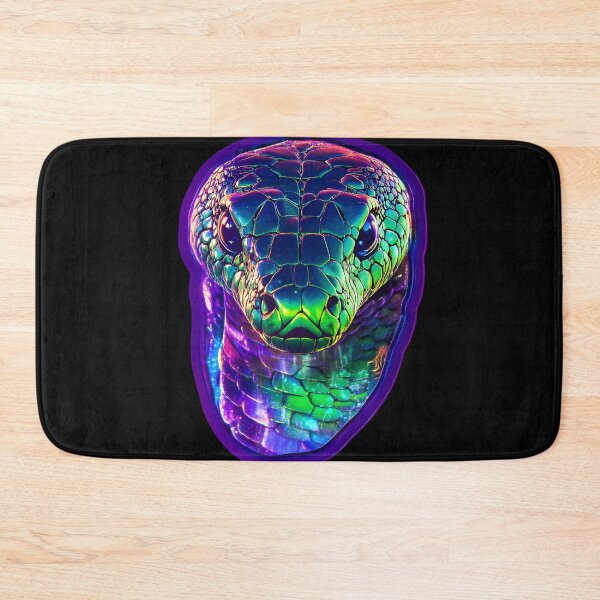 Item preview, Quantum Serpent: Neon Cobra Realm designed and sold by AI-Only Creations.