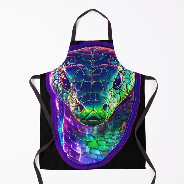 Item preview, Quantum Serpent: Neon Cobra Realm designed and sold by AI-Only Creations.