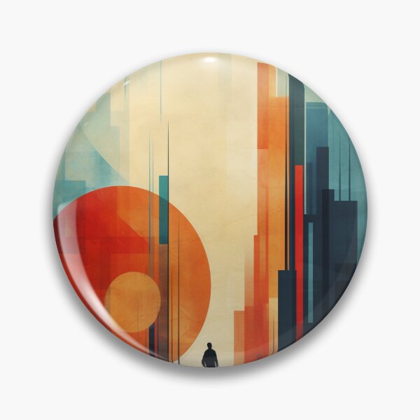 Item preview, AI generated art - Bauhaus inspired abstract poster 4 designed and sold by Sk33t5.