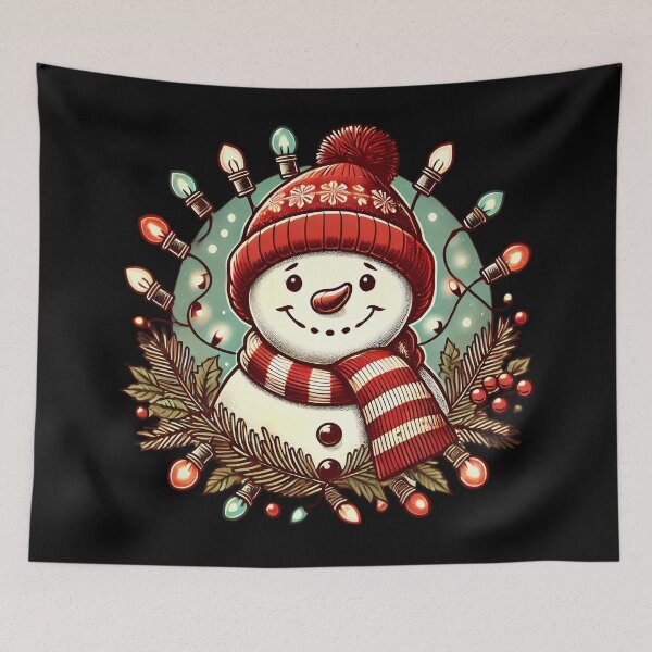 Item preview, Snowman's Holiday Smile designed and sold by Linework Studio.