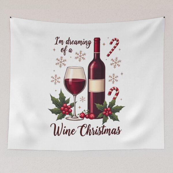 Artikelvorschau, Wein Weihnachten entworfen und verkauft von Comfy Creations.